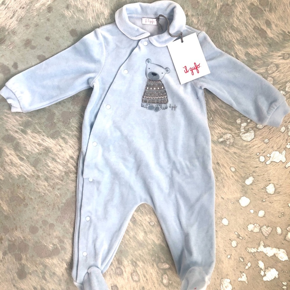 NWT Il Gufo infant boys onesie 6months